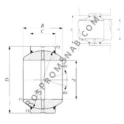 Купить Подшипник GE 100GS-2RS IKO от официального производителя