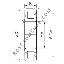 Купить Подшипник NP 1020 NACHI от официального производителя