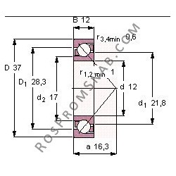 Купить Подшипник 7301 B.JP от официального производителя