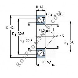 Купить Подшипник 7302 B.JP.UO от официального производителя