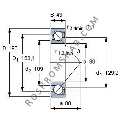 Купить Подшипник 7318 B.JP от официального производителя