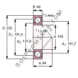 Купить Подшипник 7321 BECBM от официального производителя