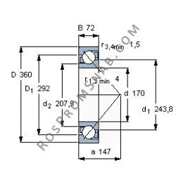 Купить Подшипник 7334 B.MP от официального производителя