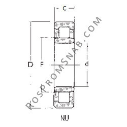 Купить Подшипник NU1015 FBJ от официального производителя