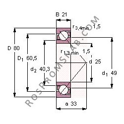 Купить Подшипник 7405 B.MP от официального производителя