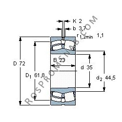 Купить Подшипник 22207 E.C3 от официального производителя