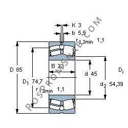 Купить Подшипник 22209 E.C3 от официального производителя