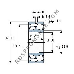 Купить Подшипник 22210 E1 от официального производителя