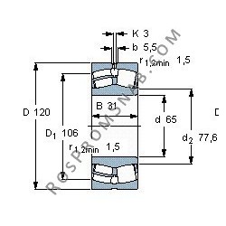 Купить Подшипник 22213 E.C3 от официального производителя