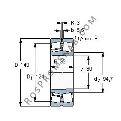 Купить Подшипник 22216 CA.K.W33.C3 от официального производителя