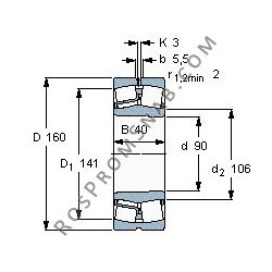 Купить Подшипник 22218 CJ.K.W33.C3 от официального производителя