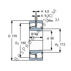 Купить Подшипник 22219 EAE4C3 от официального производителя