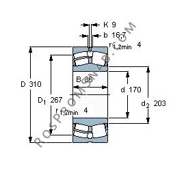 Купить Подшипник 22234 CDE4C3 от официального производителя