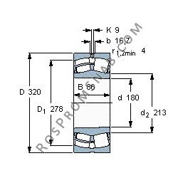 Купить Подшипник 22236 CC.W33 от официального производителя