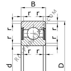 Купить Подшипник 2-80503 ЕС9 от официального производителя