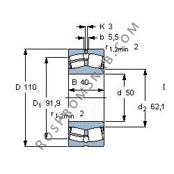 Купить Подшипник 22310 E1.K.C3 от официального производителя