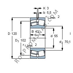 Купить Подшипник 22311 CJ.K.W33 от официального производителя