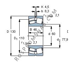 Купить Подшипник 22312 E1.K.T41A от официального производителя