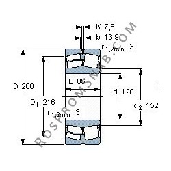 Купить Подшипник 22324 E.C3.W33 от официального производителя