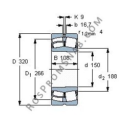 Купить Подшипник 22330 E1A.K.M.C3 от официального производителя