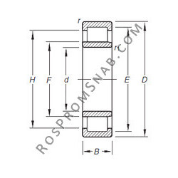 Купить Подшипник NU2205E.TVP Timken от официального производителя