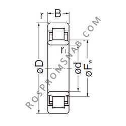 Купить Подшипник NU2205EG NACHI от официального производителя