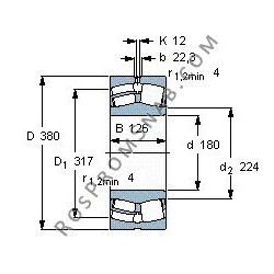 Купить Подшипник 22336 CAMKE4.C3 от официального производителя