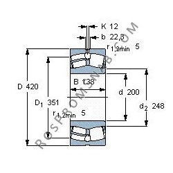 Купить Подшипник 22340 CC.C3W33 от официального производителя