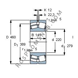 Купить Подшипник 22348 CC.C3W33 от официального производителя