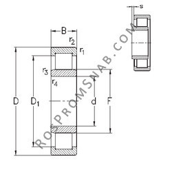 Купить Подшипник NU2208-E-MPA NKE от официального производителя