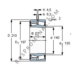 Купить Подшипник 23028 CC.C3W33 от официального производителя