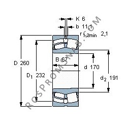 Купить Подшипник 23034 CC.C3W33 от официального производителя