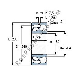 Купить Подшипник 23036 CC.C3W33 от официального производителя