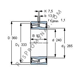 Купить Подшипник 23048 CC.C3W33 от официального производителя