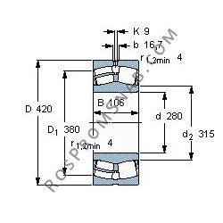 Купить Подшипник 23056 CC.W33 от официального производителя