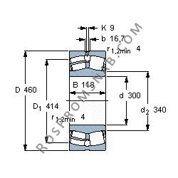 Купить Подшипник 23060 CC.C3W33 от официального производителя