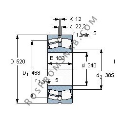 Купить Подшипник 23068 CC.W33 от официального производителя