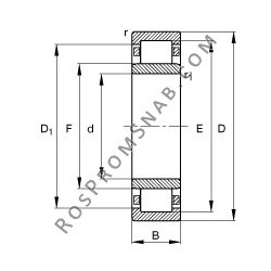 Купить Подшипник NU2228-E-M1 FAG от официального производителя