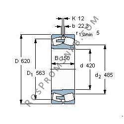 Купить Подшипник 23084 B.K.MB от официального производителя