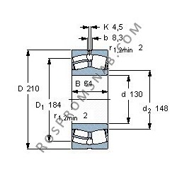 Купить Подшипник 23126 CC.C3W33 от официального производителя