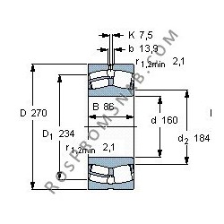 Купить Подшипник 23132 A.W33.MB от официального производителя