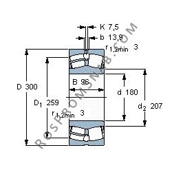 Купить Подшипник 23136 CC.C3W33 от официального производителя