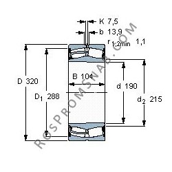 Купить Подшипник 23138 CC.C3W33 от официального производителя