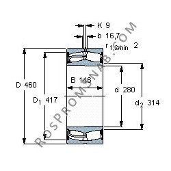 Купить Подшипник 23156 CC.C3W33 от официального производителя