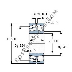 Купить Подшипник 23172 CC.W33 от официального производителя