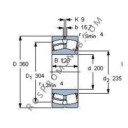 Купить Подшипник 23240 B.MB.C3 от официального производителя