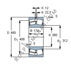 Купить Подшипник 23252 CCK.W33 от официального производителя