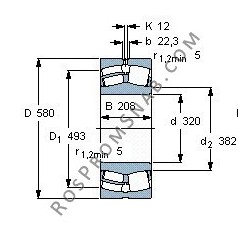 Купить Подшипник 23264 CC.C3W33 от официального производителя