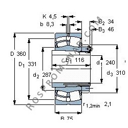 Купить Подшипник 23952 CC.C3W33 от официального производителя