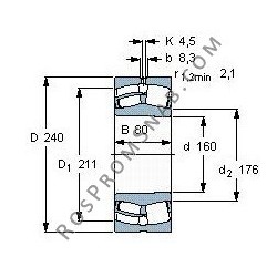 Подшипник 24032 CC.W33